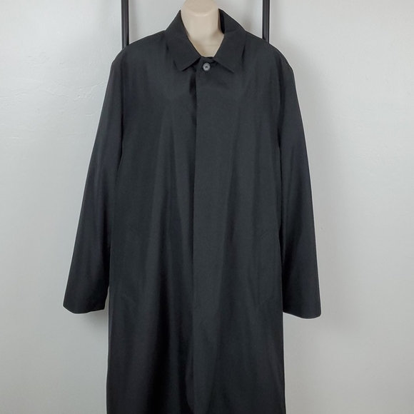 Ralph Lauren Rain Coat Removable Lining long men black size 42R - Picture 3 of 13
